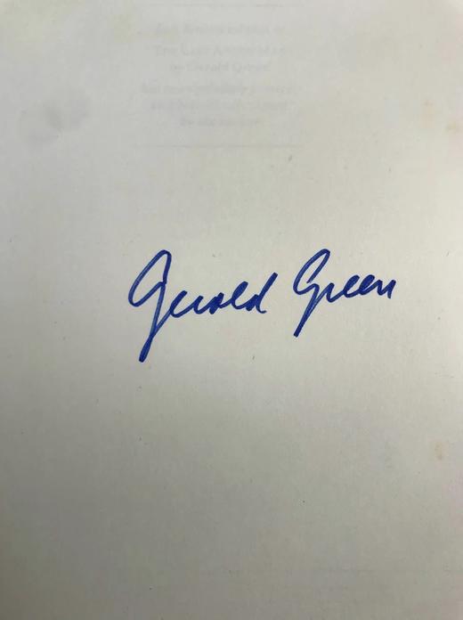 限量签名本！杰拉德·格林《最后的怒汉》 约10幅插图 豪华皮装18开 商品图2