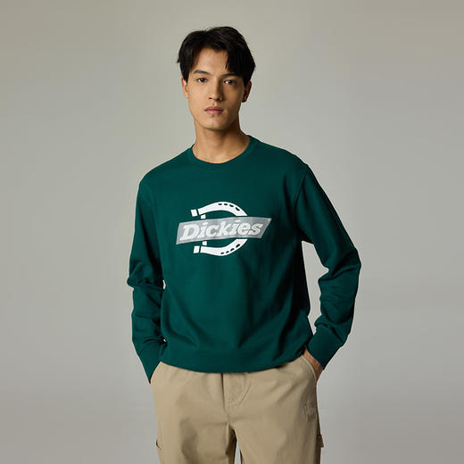 Dickies男士胸前LOGO印花圆领卫衣 休闲百搭卫衣男女同款 DK0A868F Y 商品图8