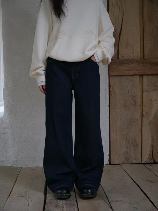 步履不停/6A42119C/植物袋花赤耳牛仔裤 商品图1