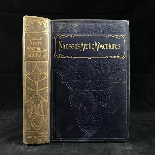 约20世纪早期 南森的生平与冒险 数十幅插图 漆布精装32开 商品图0