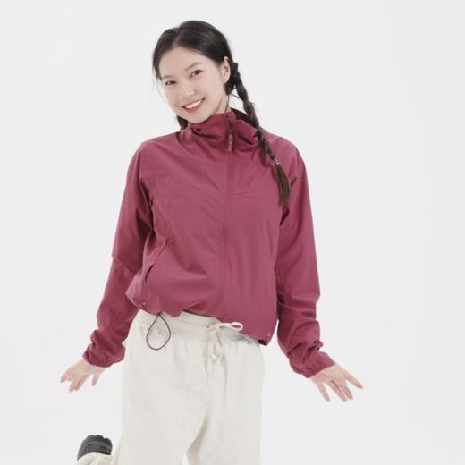 纳趣立领单层冲锋衣防水压胶防风衣女款新品 商品图1