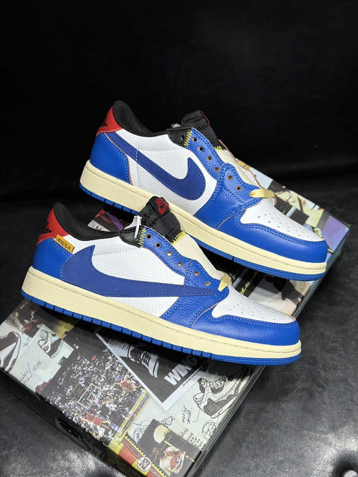 秋冬特惠💰430 公司级 Air Jordan 1 Low 防滑 低帮 倒钩联名款 商品图0