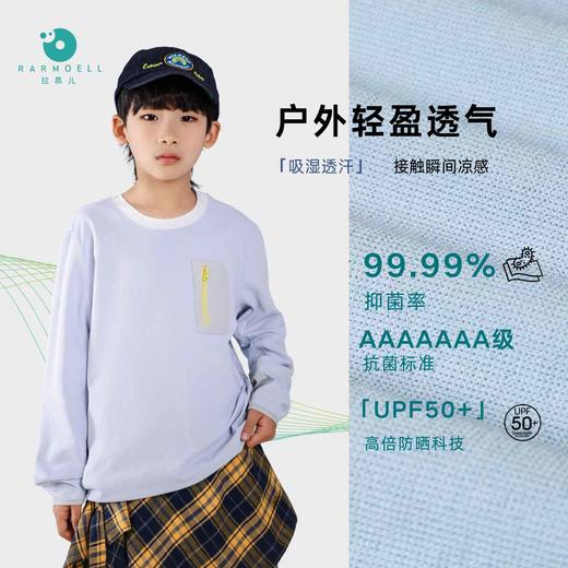 Rarmoell拉慕儿26年春季新款黑科技晾感棉结构口袋拉链户外机能速干T恤 商品图2