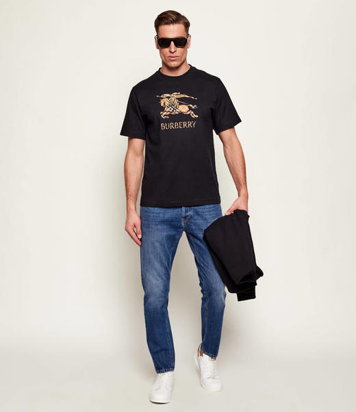 【超惠秒】Burberry 博柏利 男士经典战马徽标全棉短袖T 恤8119013 商品图3