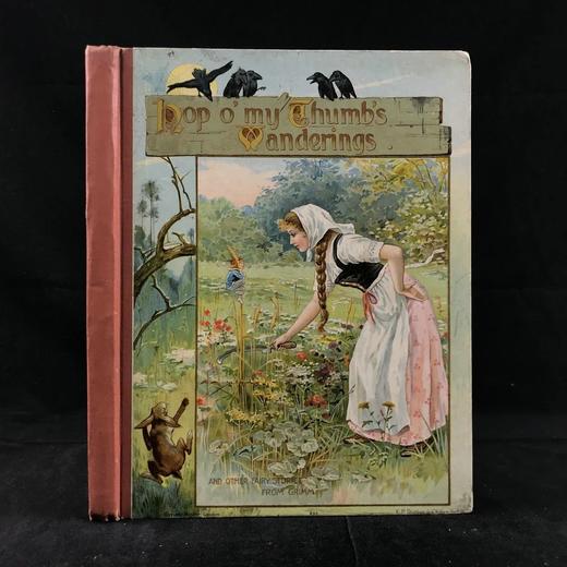 约1900-1910年代 小拇指及其他格林童话 配精美彩色插图 精装18开 商品图0