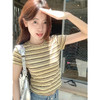 <曾小咸推荐>4.18现货秒杀 ！微信超特价！韩系条纹短袖t恤 日常109.99 立减50 秒杀59.99！！ 商品缩略图0