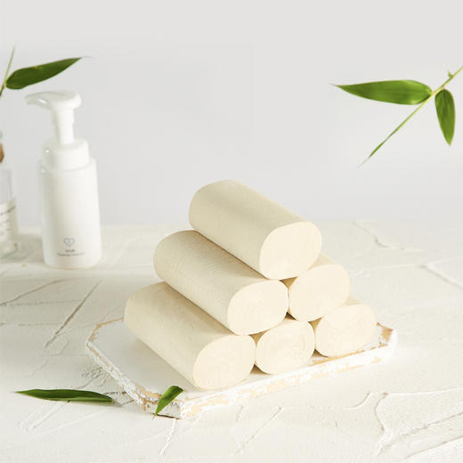 【安全无添加】柚家 竹纤维无芯卷纸(家庭装) 48卷/箱 撕拉无粘连 商品图3