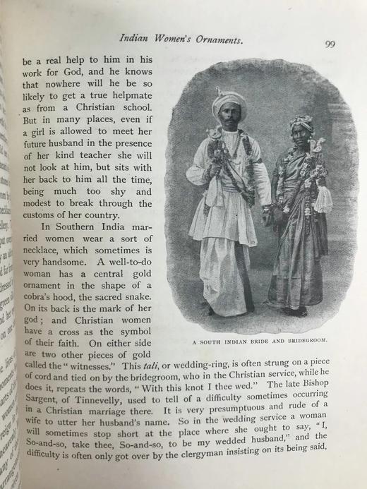1899年 巴林-古尔德《同心合意：传教公祷书》 数十幅插图 漆布精装大32开 商品图7