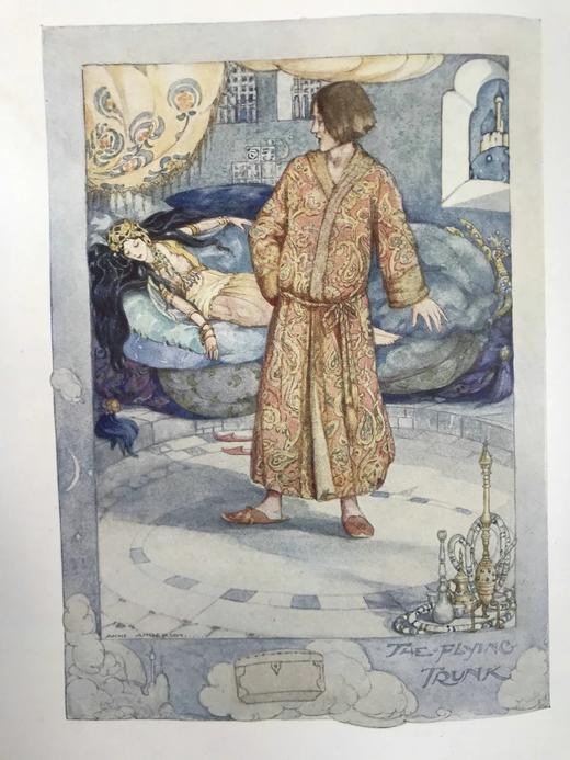 约1920年代 安徒生童话 安妮·安德森8幅彩色手工贴图与大量黑白插图 布面精装16开 商品图7