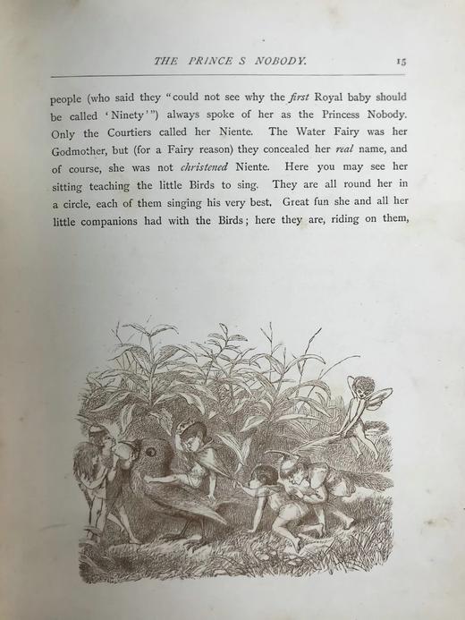 【品相欠佳】约19世纪末 安德鲁·朗格《无名公主：仙境传奇》 理查德·道尔彩色插图 布脊精装18开 商品图13