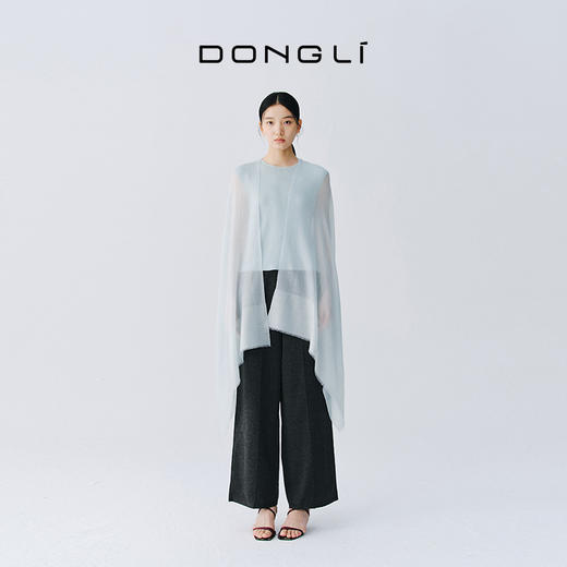 东黎 • 山羊绒柔软保暖四季通用精纺披肩190CM*70CM  6013 商品图1