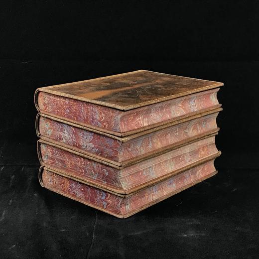 1880年 麦考莱勋爵《杂文、演说与诗歌集》（全4卷） 全真皮精装36开 商品图1