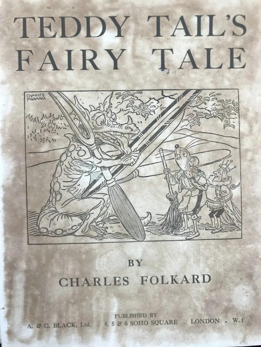 约20世纪早期 福卡德绘本童书《泰迪尾巴的童话故事》  配大量插图 平装16开 商品图3