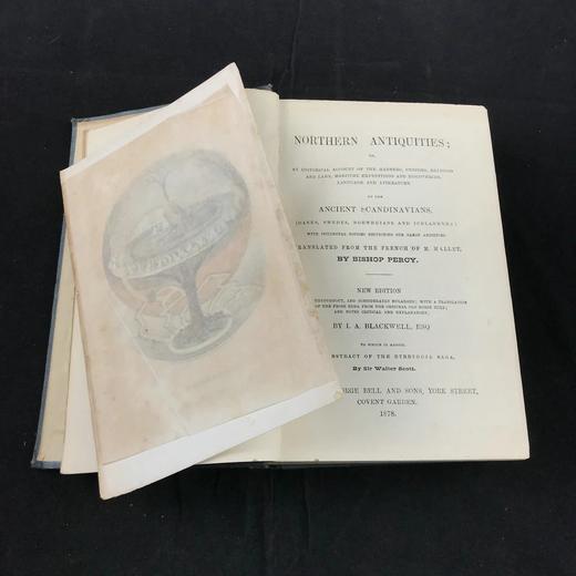 1878年 马利特《北方古物志》 配插图 漆布精装32开 商品图6