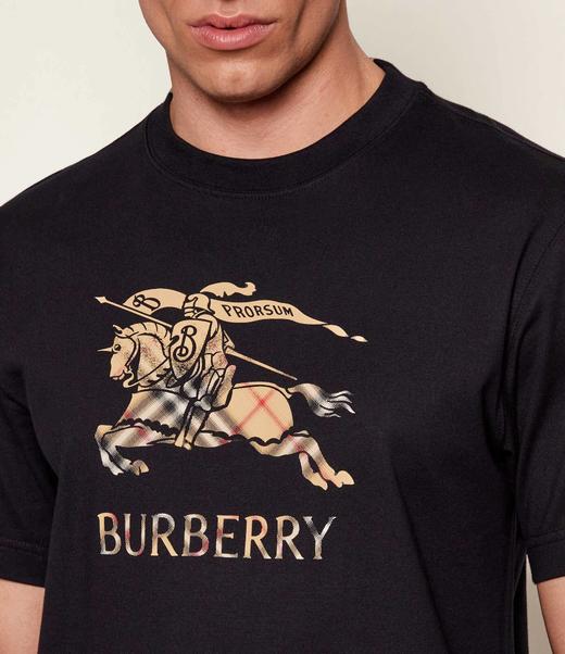 【超惠秒】Burberry 博柏利 男士经典战马徽标全棉短袖T 恤8119013 商品图2