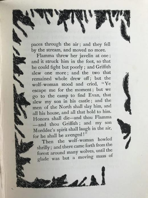 1896年 苏利文《火焰花及其他故事》 作者亲绘约百幅插图 漆布精装32开 商品图12