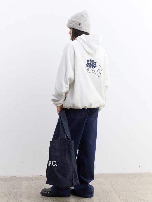 步履不停/5D15115C/双面穿摇粒绒刺绣Logo卫衣 商品图3