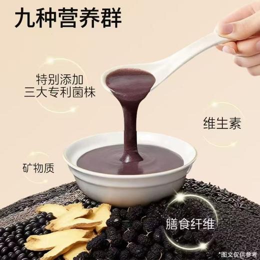 【甄选】宝芝林九黑黄精芝麻粉真材实料匠心制作特别添加菌株400g/罐 商品图1