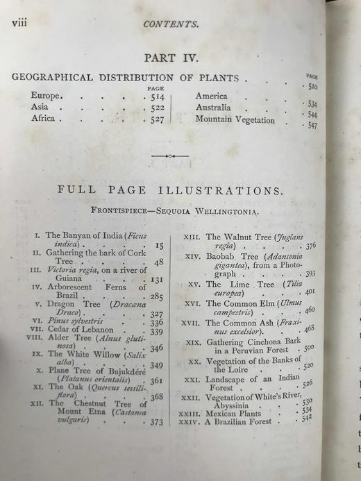 约19世纪后期 植物世界 476幅插图 全真皮精装32开 商品图5