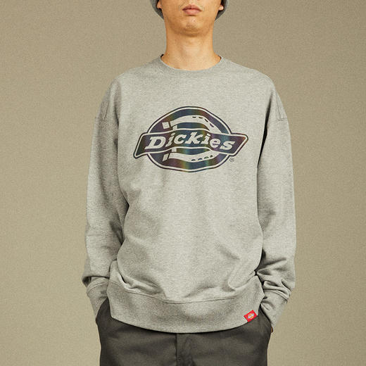 Dickies美式圆领卫衣男女同款镭射大LOGO休闲潮流套头上衣 DK012596 商品图5