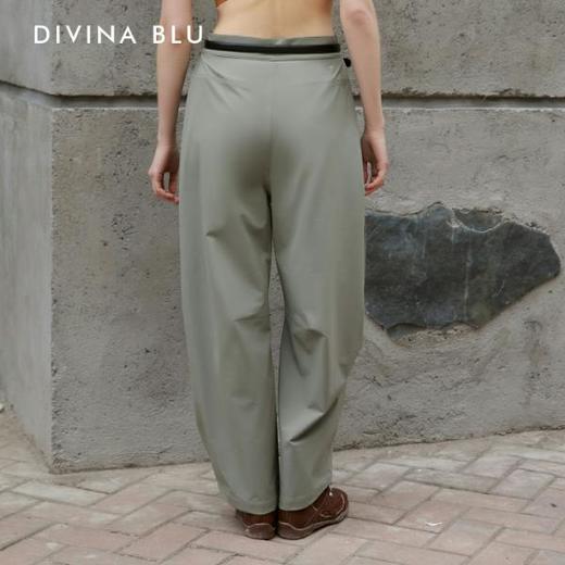 DIVINA BLU 马赛系列 迪唯纳褶裥弯刀长裤S144（售后说明：收货15天内支持调换货） 商品图2