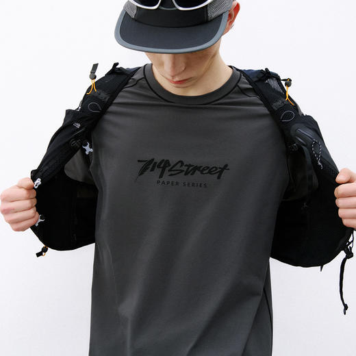 714street7A抗菌速干运动短袖2026夏季凉感防晒骑行服情侣T恤男 商品图1