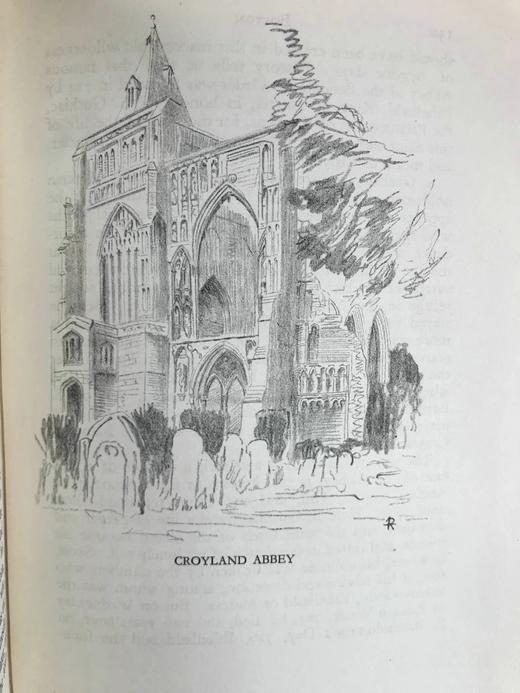 1930年 波士顿历史文化小记 13幅铅笔速写插图 漆布精装32开 商品图5