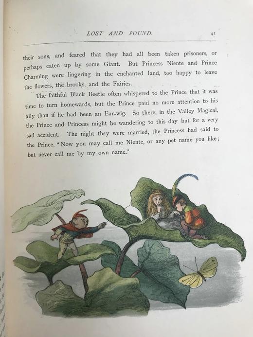 约19世纪末 安德鲁·朗格《无名公主：仙境传奇》 理查德·道尔彩色插图 布脊精装18开 商品图10