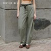 DIVINA BLU 马赛系列 迪唯纳褶裥弯刀长裤S144（售后说明：收货15天内支持调换货） 商品缩略图1