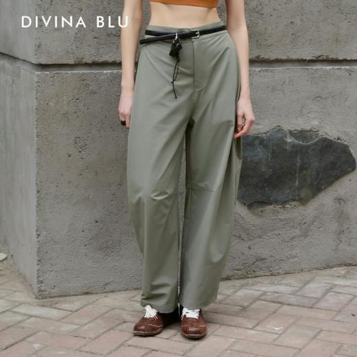 DIVINA BLU 马赛系列 迪唯纳褶裥弯刀长裤S144（售后说明：收货15天内支持调换货） 商品图1