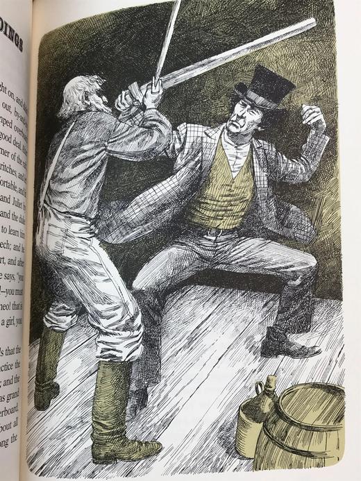 限量版！马克・吐温《哈克贝利・费恩历险记》 配插图 富兰克林图书馆豪华皮装本 商品图12