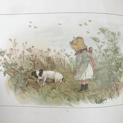 约1890年代 韦瑟利《小人国》 简·迪利精美彩色插图 精装18开 商品图12