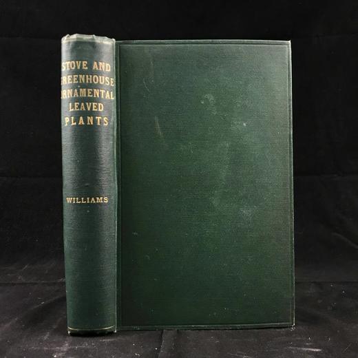 1876年 温室与暖房观叶植物 数十幅版画插图 漆布精装32开 商品图0