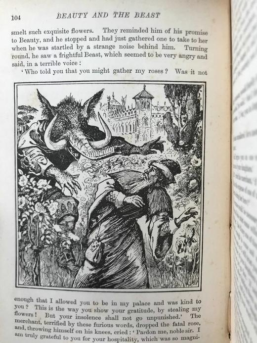 1889年 安德鲁·朗格《蓝色童话书》 数十幅精美插图 漆布精装32开 商品图7