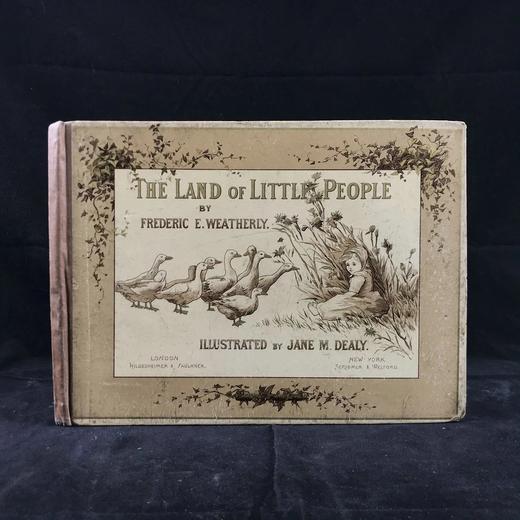 约1890年代 韦瑟利《小人国》 简·迪利精美彩色插图 精装18开 商品图0