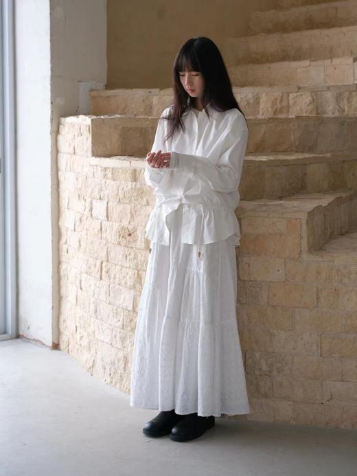 步履不停/6A11296C/翻领抽绳衬衫 商品图1