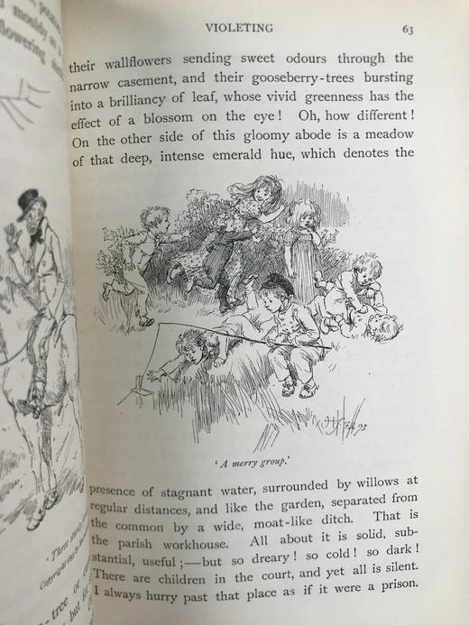 1893年 玛丽·米特福德《我们的村庄》 休·汤姆森100幅插图 漆布精装32开 商品图14