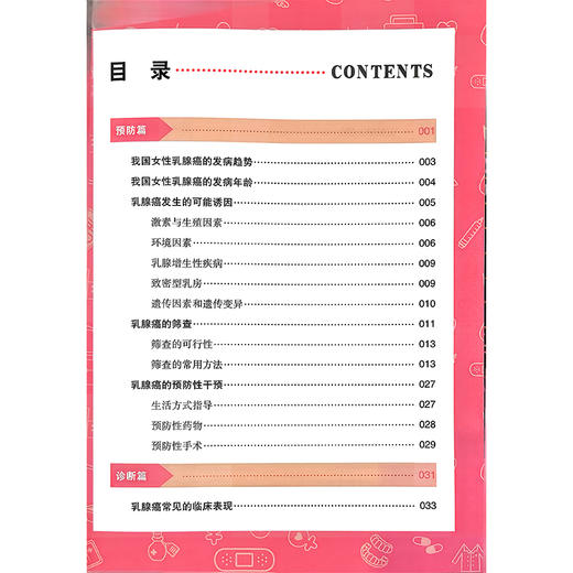乳腺癌管理手册 健康中国疾病管理丛书 郝希山 佟仲生 乳腺癌的预防性干预 乳腺癌常见的临床表现9787523530092科学技术文献出版社 商品图3