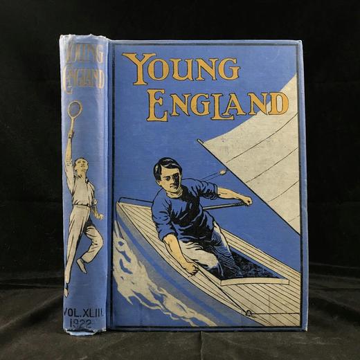 1922年 年轻的英格兰杂志 数百幅版画插图 漆布精装16开 商品图0
