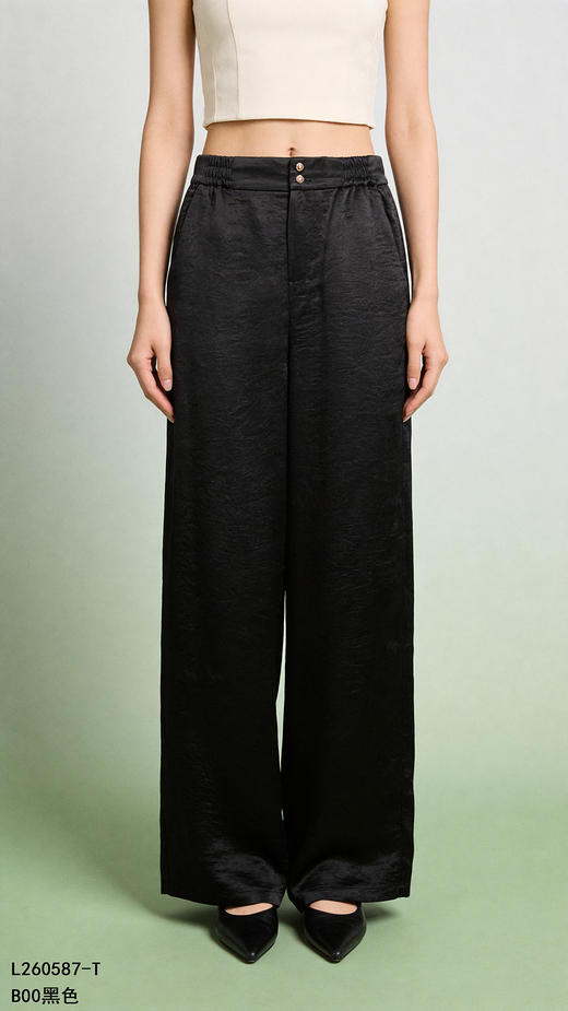 L260587-T醋酸休闲裤 商品图0