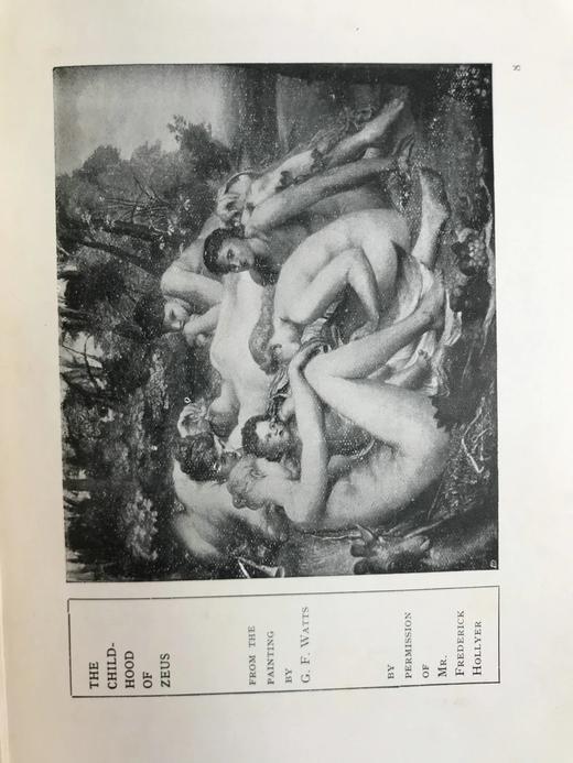 含藏书票！1920年 希腊与罗马神话 数十幅插图 漆布精装大32开 商品图7