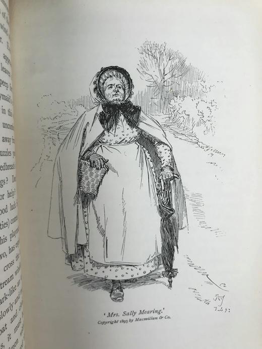 1893年 玛丽·米特福德《我们的村庄》 休·汤姆森100幅插图 漆布精装32开 商品图10