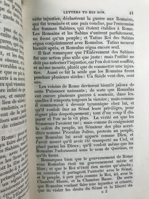 含藏书票！1827年 切斯特菲尔德伯爵书信集（全3卷） 真皮精装64开 商品图5