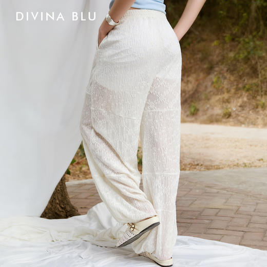 DIVINA BLU 马赛系列 迪唯纳繁花长裤S143（售后说明：收货15天内支持调换货） 商品图4