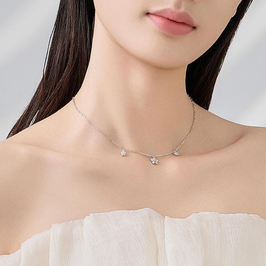 花之信项链-银BXS-155 商品图2