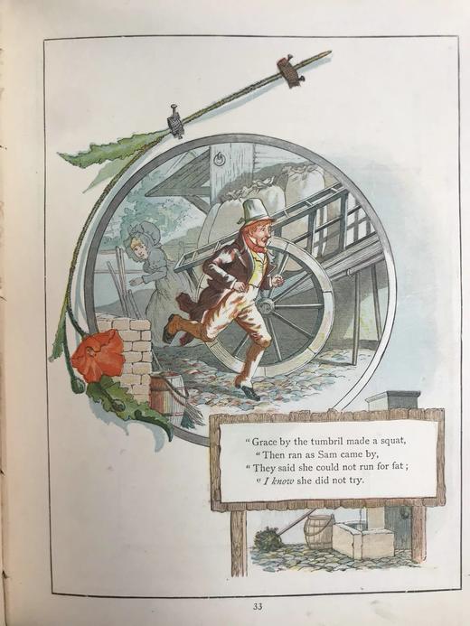 1882年 布卢姆菲尔德《收获节》 克鲁克香克48页彩色插图 精装16开 商品图6