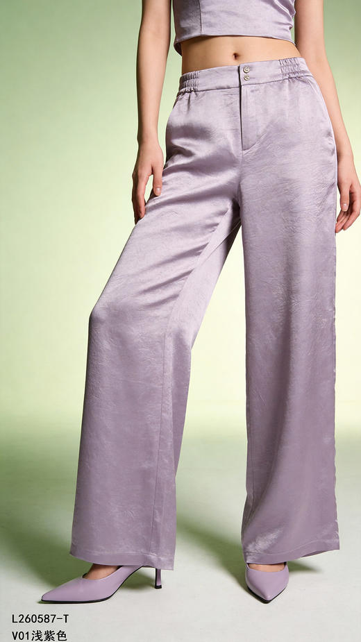 L260587-T醋酸休闲裤 商品图6