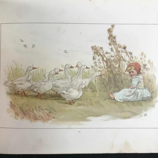 约1890年代 韦瑟利《小人国》 简·迪利精美彩色插图 精装18开 商品图5