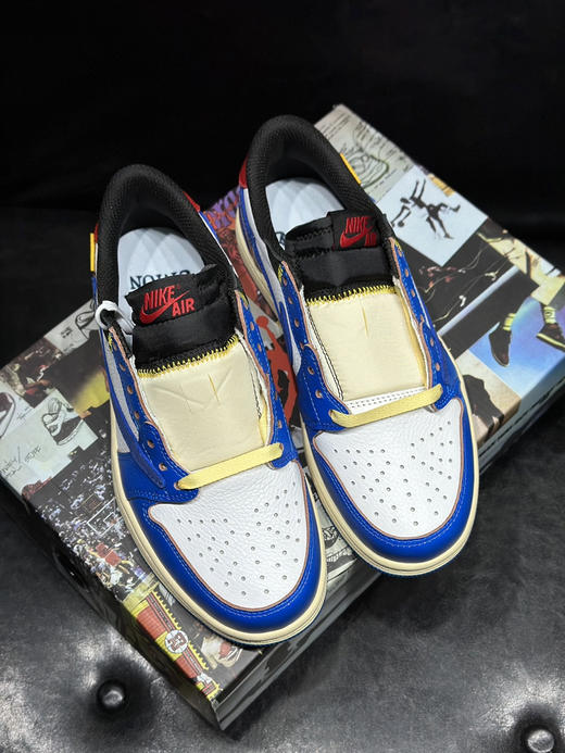 秋冬特惠💰430 公司级 Air Jordan 1 Low 防滑 低帮 倒钩联名款 商品图2