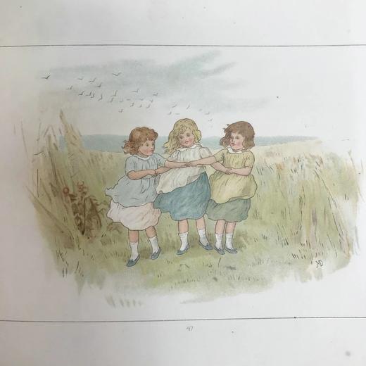 约1890年代 韦瑟利《小人国》 简·迪利精美彩色插图 精装18开 商品图4